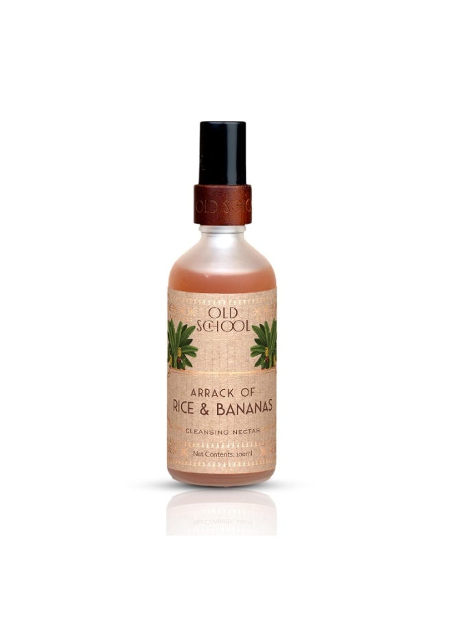 OLD SCHOOL Rituals Arrack of Rice & Bananas Cleansing Nectar | Hydrating Face Wash for Oily, Dry & Acne-Prone Skin | Gentle Daily Cleanser for Soft, Glowing Skin | 100ml - Image 1